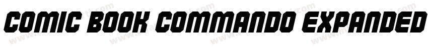 Comic Book Commando Expanded字体转换